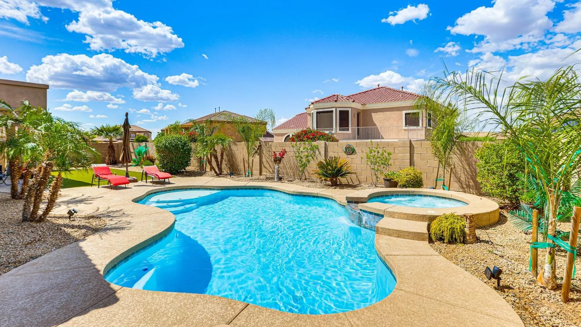 Backyard Oasis With Fire Pit Laveen Village Retreat Phoenix